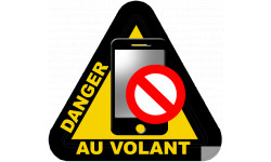 autocollant smartphone danger au volant