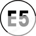 autocollant E5