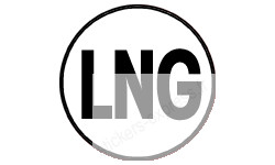 autocollant LNG