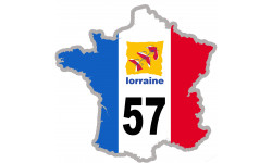 autocollant FRANCE 57