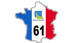 autocollant FRANCE 61