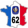 autocollant FRANCE 62