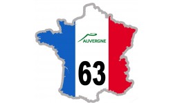 autocollant FRANCE 63