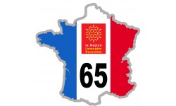 autocollant FRANCE 65