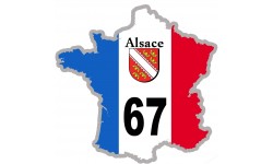 sticker / autocollant FRANCE 67