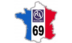 sticker / autocollant FRANCE 69