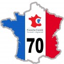 sticker / autocollant FRANCE 70