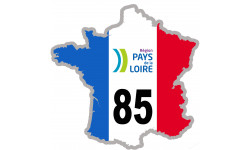 sticker / autocollant FRANCE 85 Région Pays de Loire