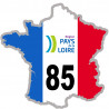 sticker / autocollant FRANCE 85 Région Pays de Loire