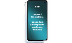 autocollant smartphone respect les autres