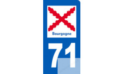 immatriculation motard 71 de la Bourgogne