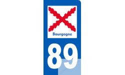 immatriculation motard 89 de la Bourgogne