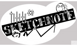 Sticker autocollant sketchnote