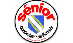 autocollant conducteur Sénior Blason Haut-Marnais