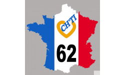 sticker autocollant France ch'ti 62