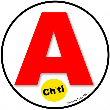 Sticker / autocollant : A Ch'ti