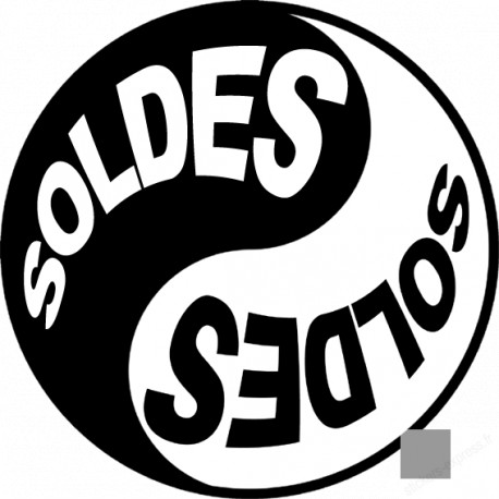 Stickers  / Autocollants série YIN YANG SOLDES 