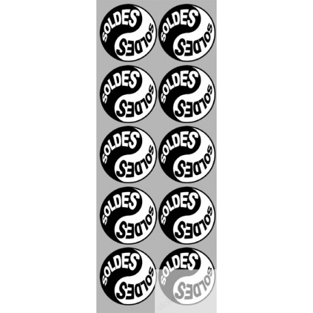 Stickers  / Autocollants série YIN YANG SOLDES 5