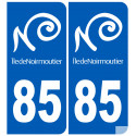 numéro immatriculation 85 Noirmoutier