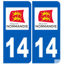 immatriculation 14 Normand