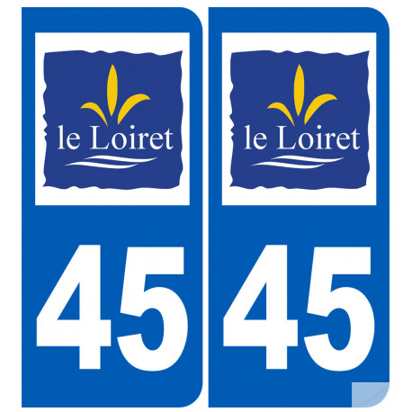 numero immatriculation 45 (Loiret)