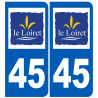 numero immatriculation 45 (Loiret)