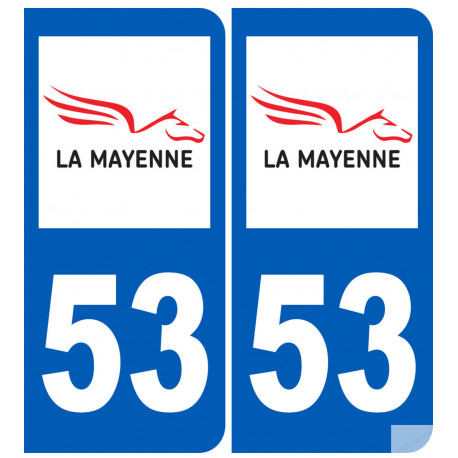 numero immatriculation 53 (Mayenne)