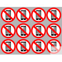 Stickers / autocollants éteindre son smartphone