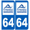 numero immatriculation 64 (Pyrénées-Atlantiques)