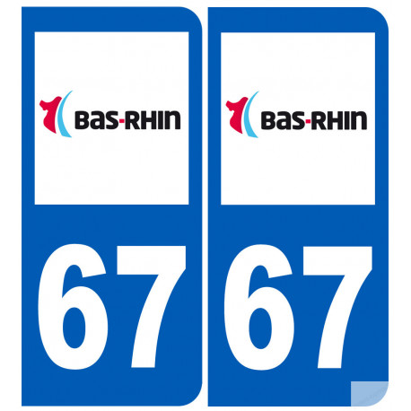 numero immatriculation 67 (Bas-Rhin)