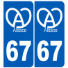 numero immatriculation 67 (Bas-Rhin) Alsacien