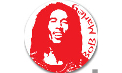 stickers / autocollant Bob marley