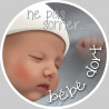 ne pas sonner bébé dort - 10cm