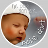 ne pas sonner bébé dort - 10cm