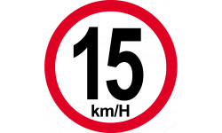 15Km/H bord rouge