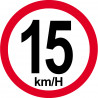 15Km/H bord rouge