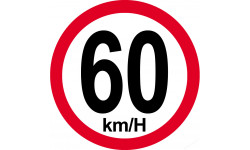 60Km/H bord rouge