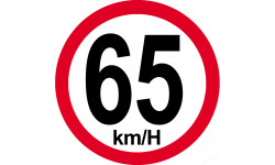 65Km/H bord rouge