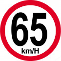 65Km/H bord rouge