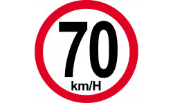 70Km/H bord rouge