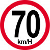 70Km/H bord rouge