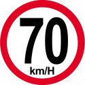 70Km/H bord rouge