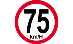 75Km/H bord rouge