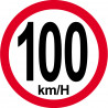 100Km/H bord rouge