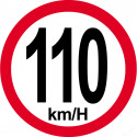 110Km/H bord rouge