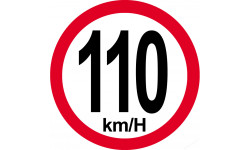 110Km/H bord rouge