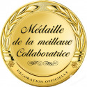 Stickers / autocollant Médaille du meilleur collaborateur