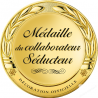 Stickers / autocollant Médaille de la meilleure collaboratrice