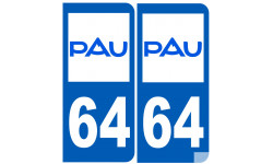 immatriculation 64 Pau