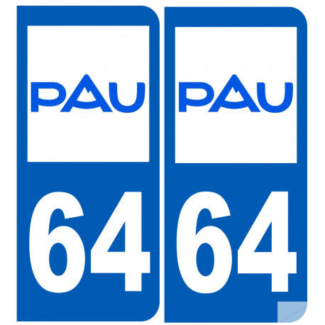 immatriculation 64 Pau